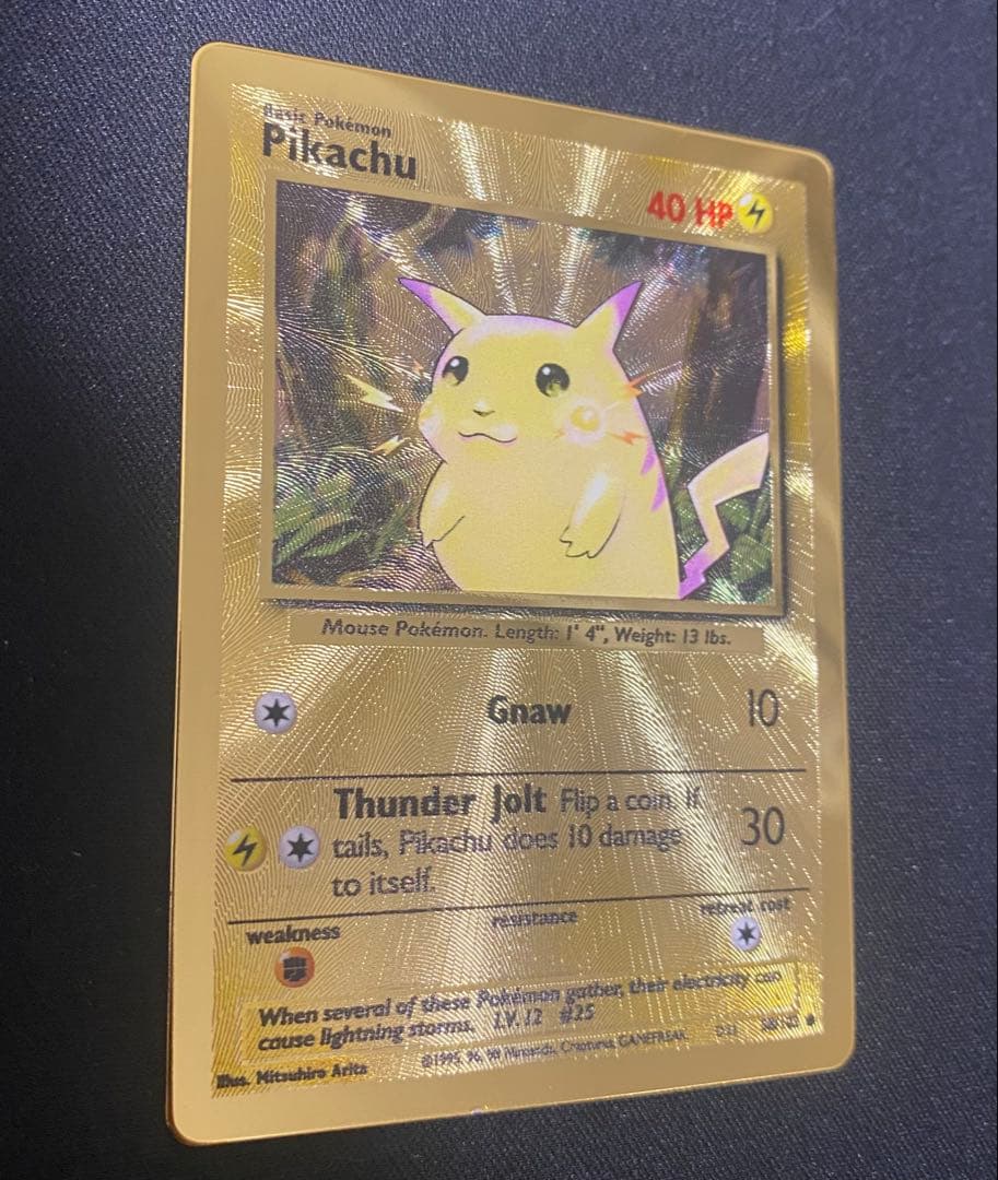 メタルカード　25th ウルトラプレミアムコレクション　ピカチュウ　リザードン
