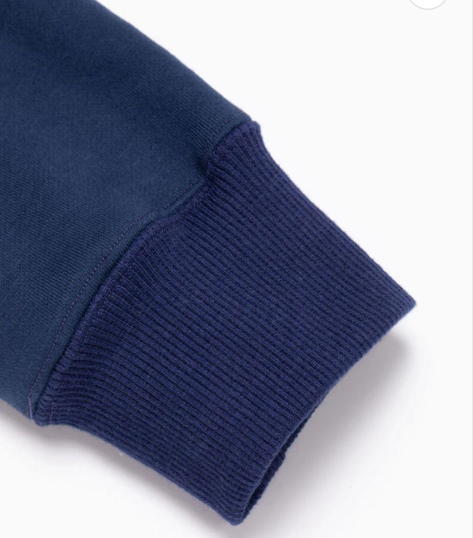 新品【DEVEREUX GOLF】 パーカー／ワッペン刺繍／ネイビー／S