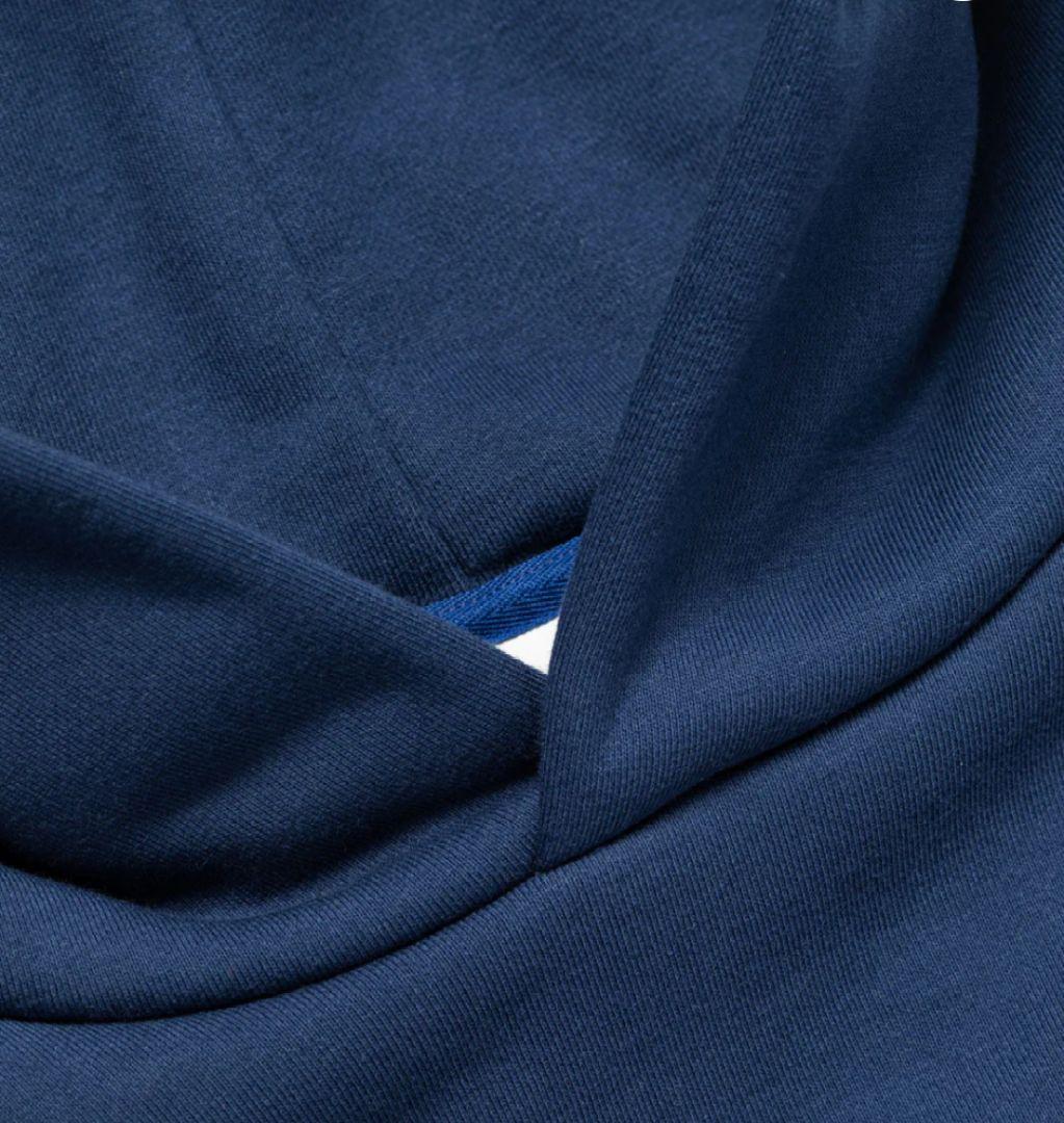 新品【DEVEREUX GOLF】 パーカー／ワッペン刺繍／ネイビー／S