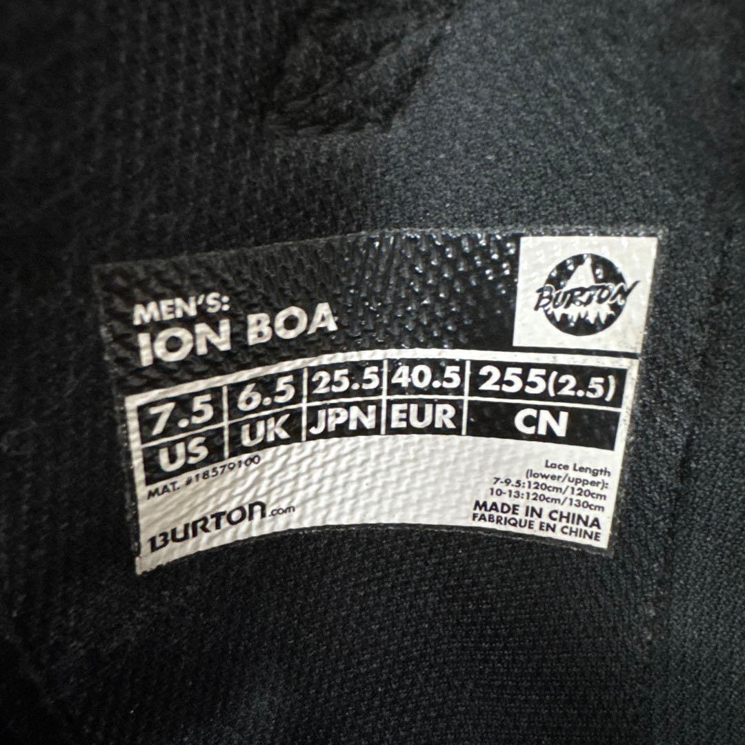 ☆BURTON☆ ION BOA 25.5cm バートン アイオン