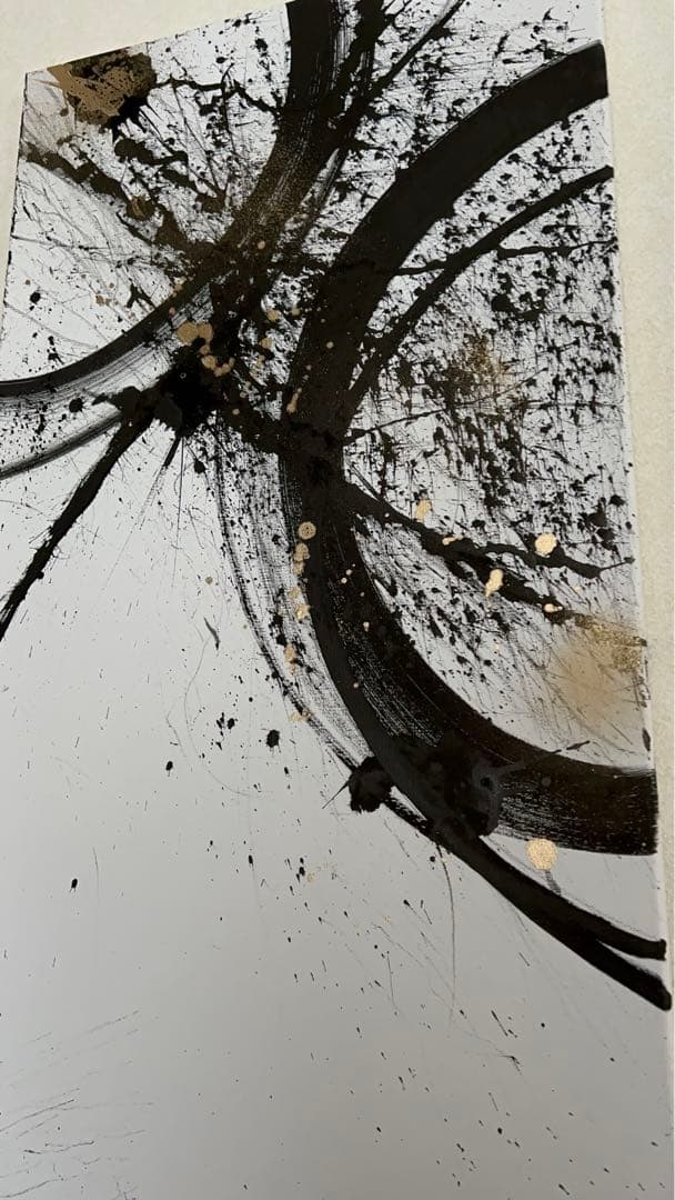 和風/禅/絵画/アート/抽象画/ニュアンス/モダン/ホテル/海外/大きめ/水墨画