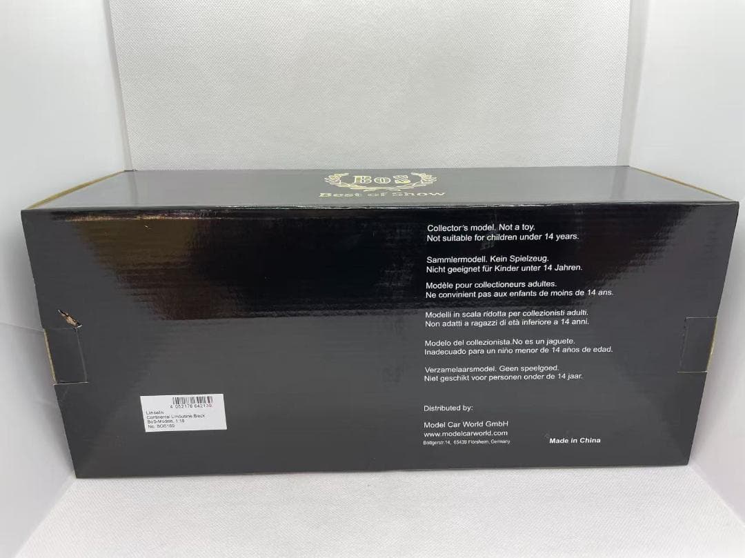 102-024 BOS 1/18 リンカーン Continental ブラック