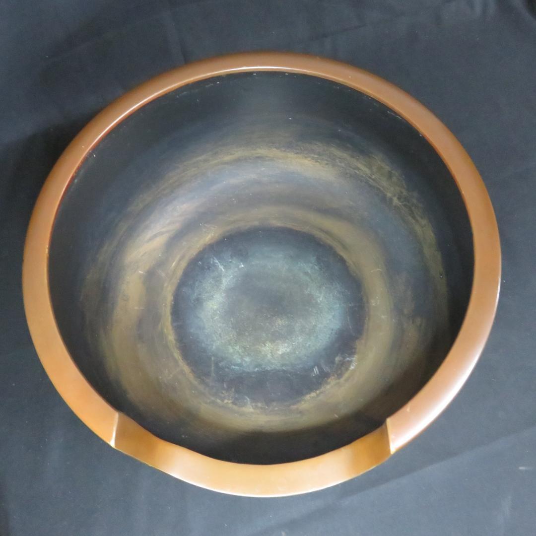 風炉 五徳 茶道具 茶器 炉 鬼爪 唐銅 唐鋼 面取風炉 木箱