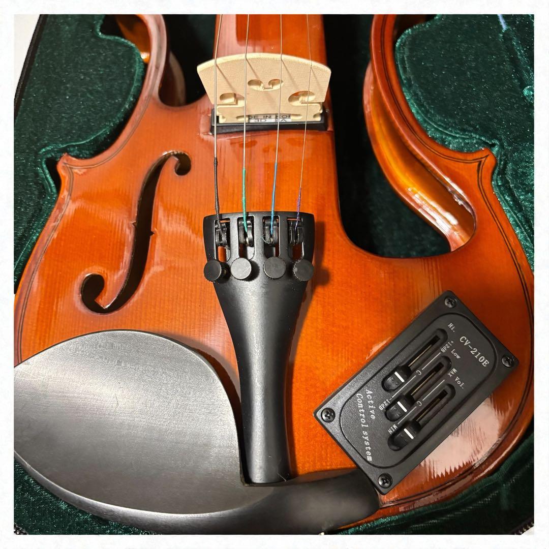 【入門用】HALLSTATT CV-210E エレキバイオリン 美品 セット
