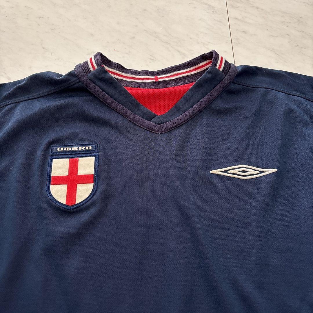 希少 イングランド代表 02/03 ユニフォーム 長袖 UMBRO リバーシブル