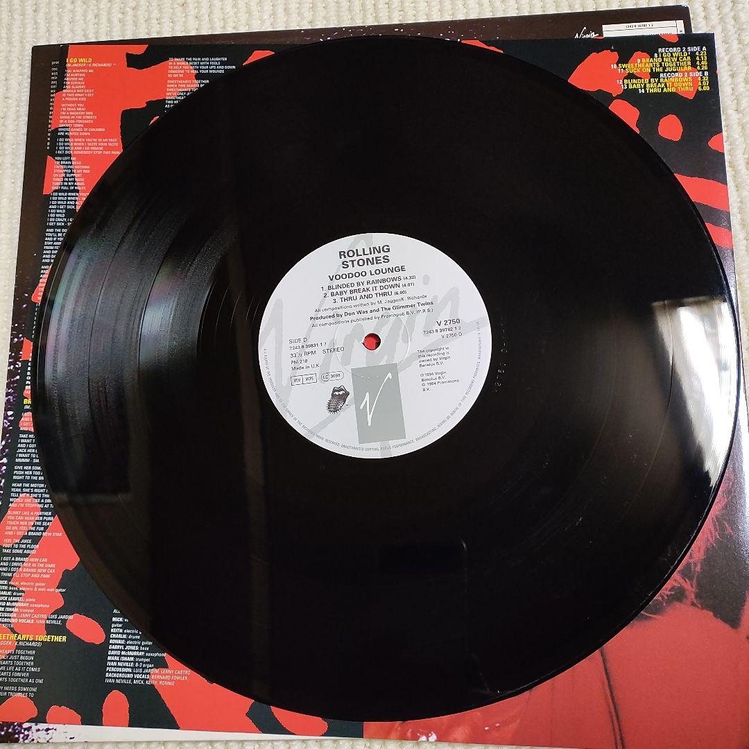 【ＵＫ.Org盤２ＬＰレコード】ローリング・ストーンズ／ヴードゥー・ラウンジ