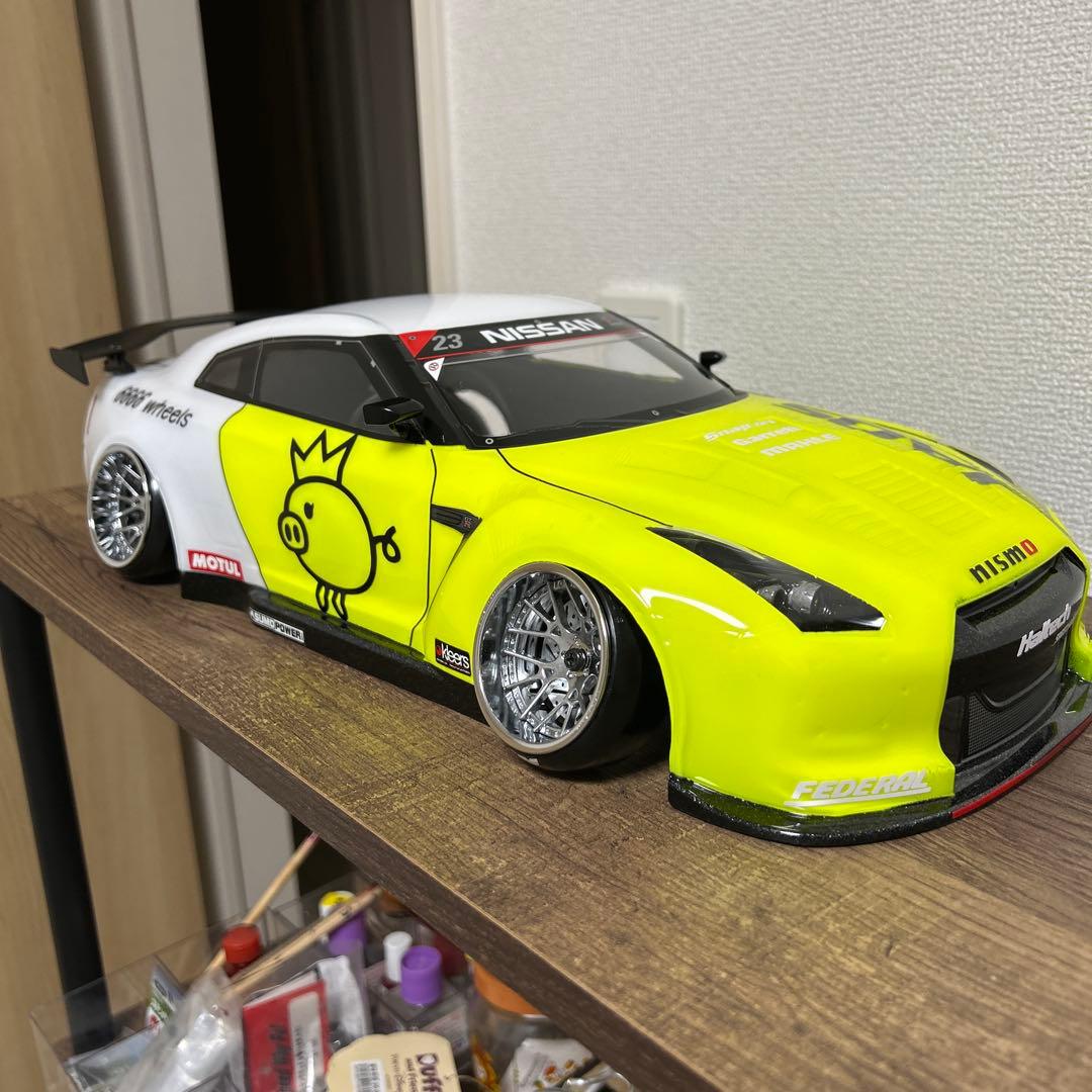 タミヤ日産スカイラインR35GTRボディ