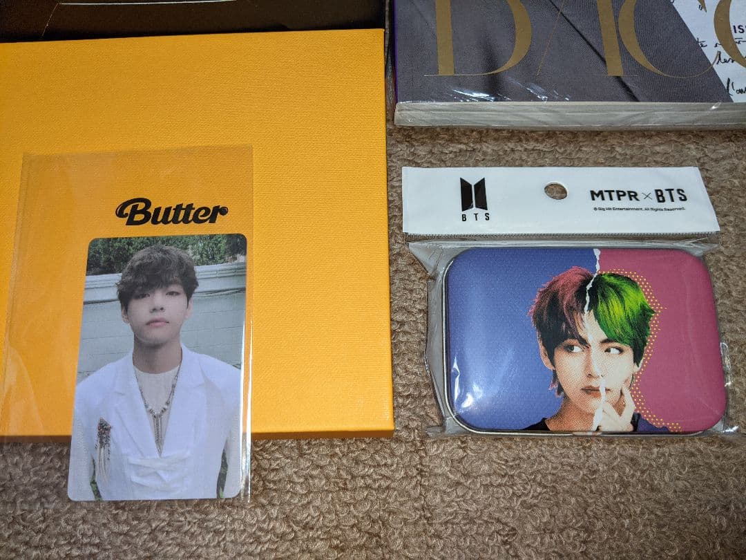 BTS goes on! Diconぬいぐるみ BUTTERラキドロ コンタクト