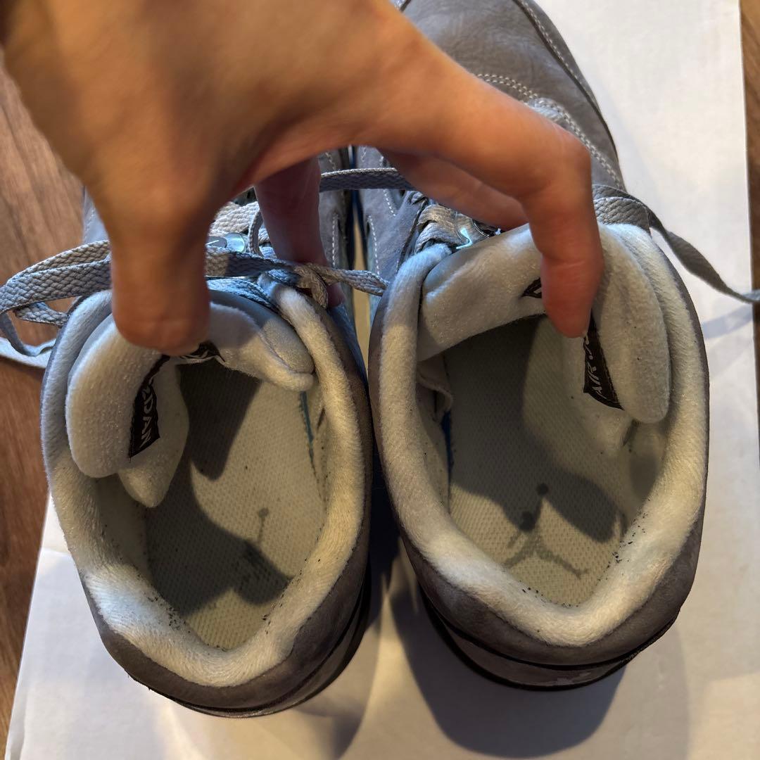 ナイキエアジョーダン5 ゴルフ ウルフグレー　28cm