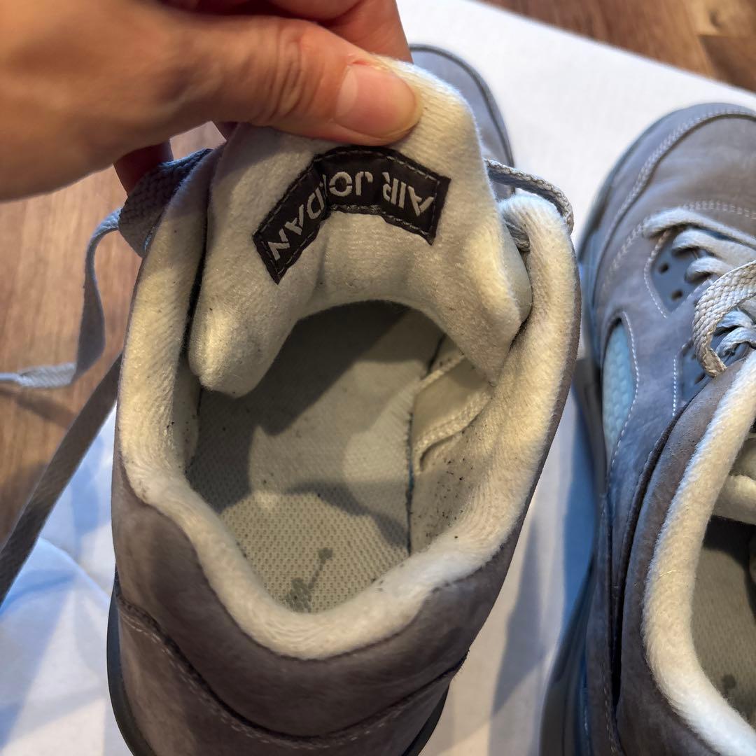 ナイキエアジョーダン5 ゴルフ ウルフグレー　28cm