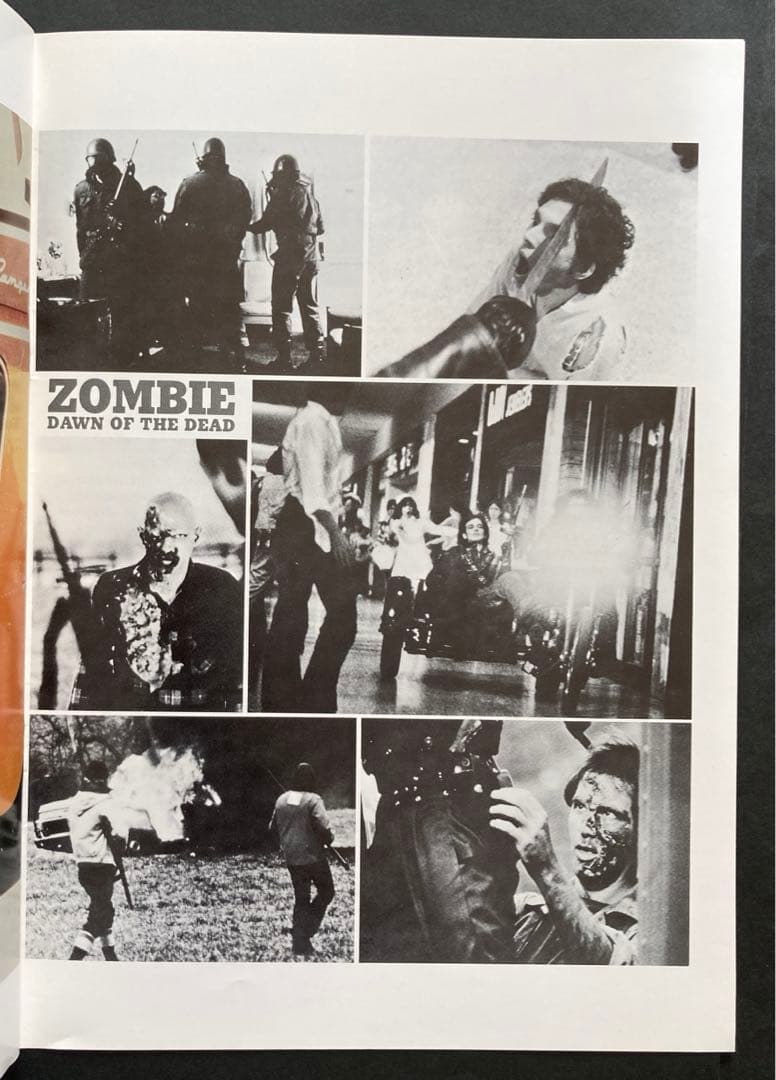 ゾンビZOMBIEパンフレット希少レア珍品美品ホラーMANIAXお宝発見！レトロ
