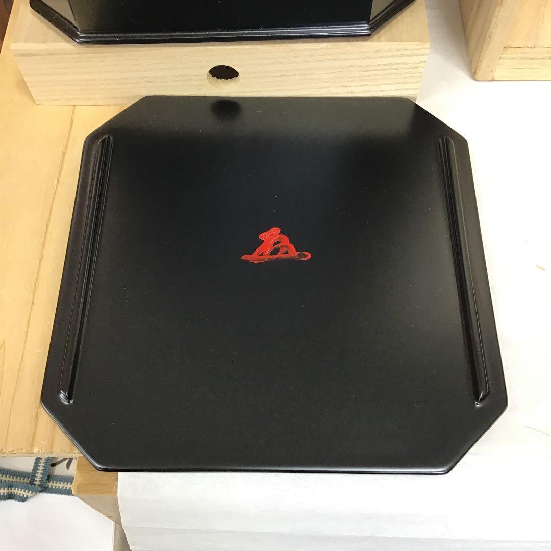 茶道具 縁高重 真塗 縁高重 中村 宗悦 造 共箱 大玄老師  作 N１６０ｆ