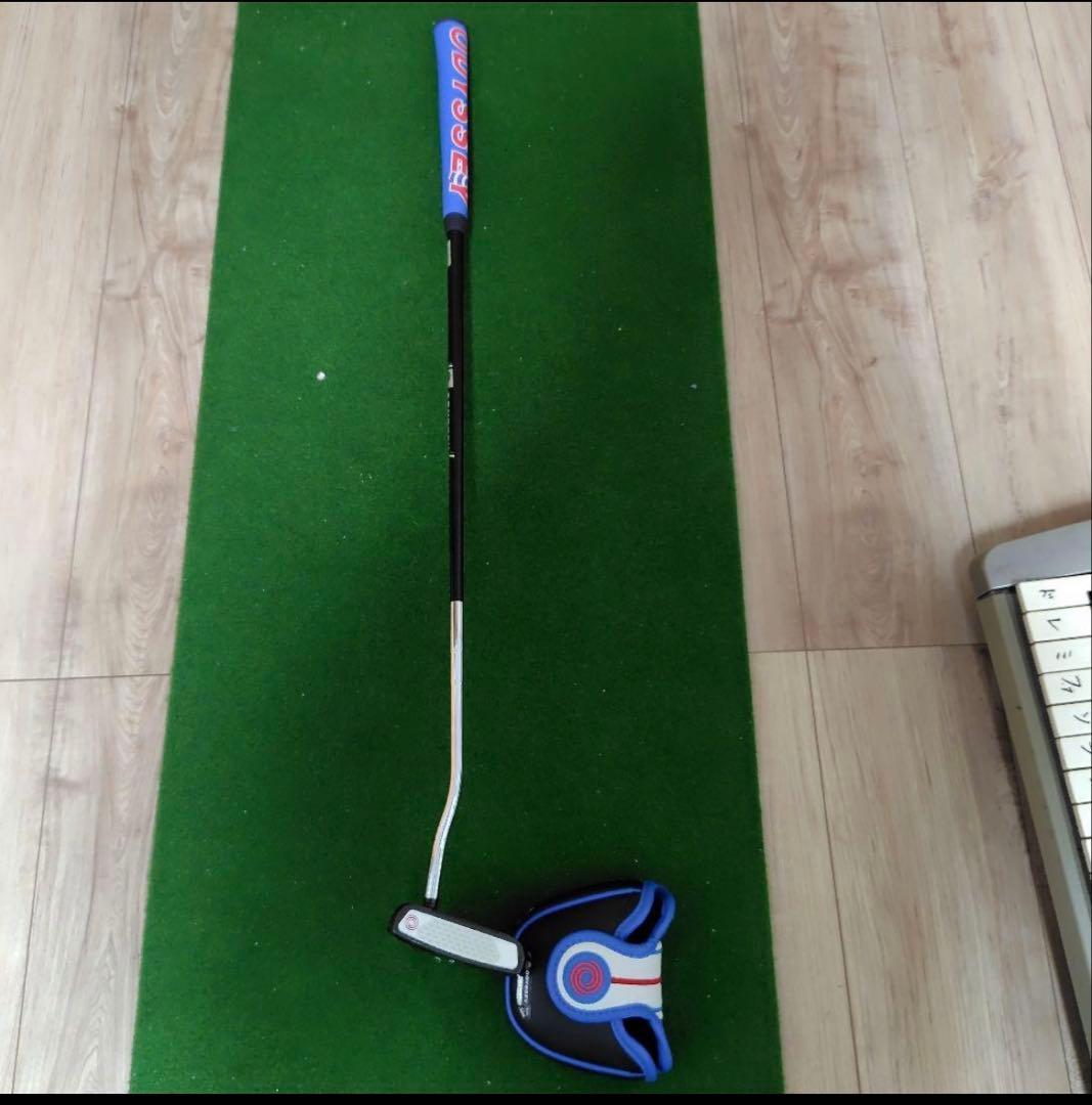 【レフティ】Odyssey　トリプルトラック　2ボール　パター ヘッドカバー付き