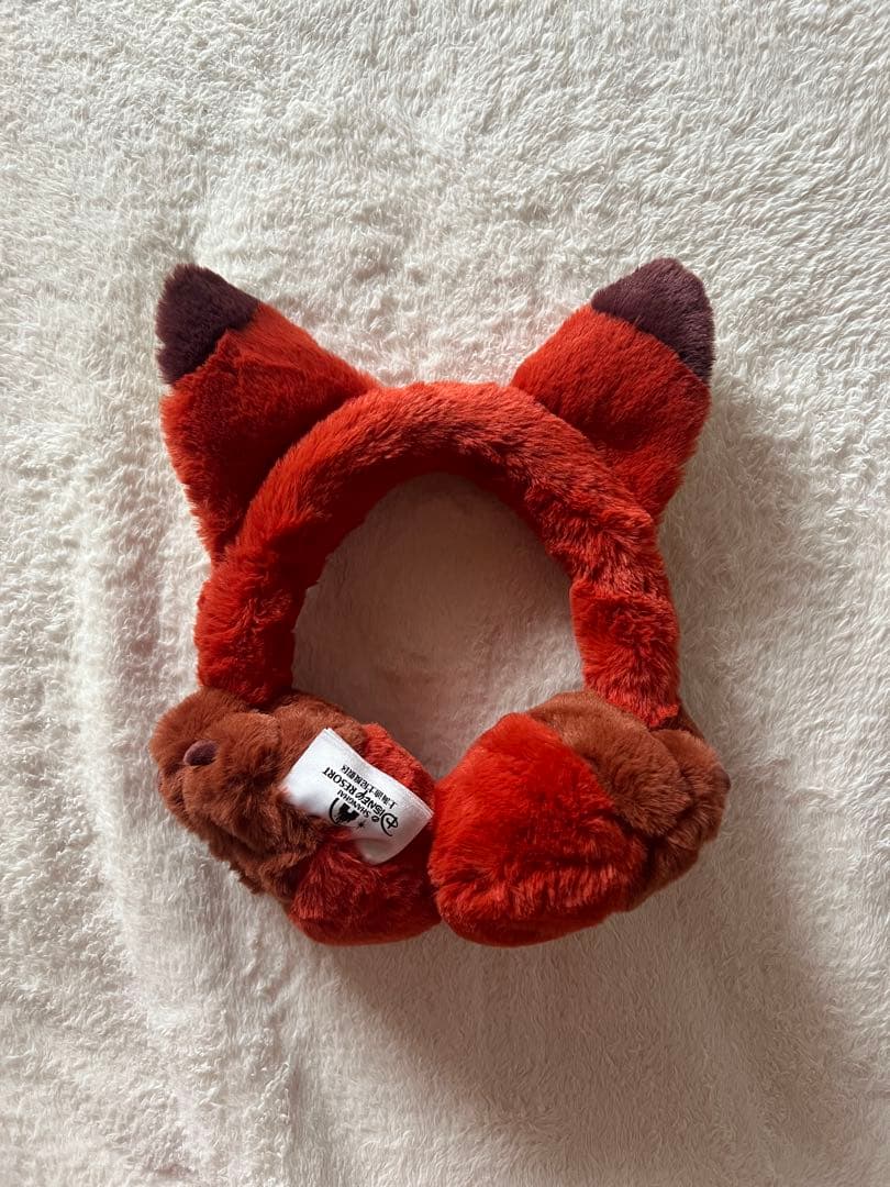 レア品 上海ディズニー ズートピア ニック イヤーマフ キーホルダーセット