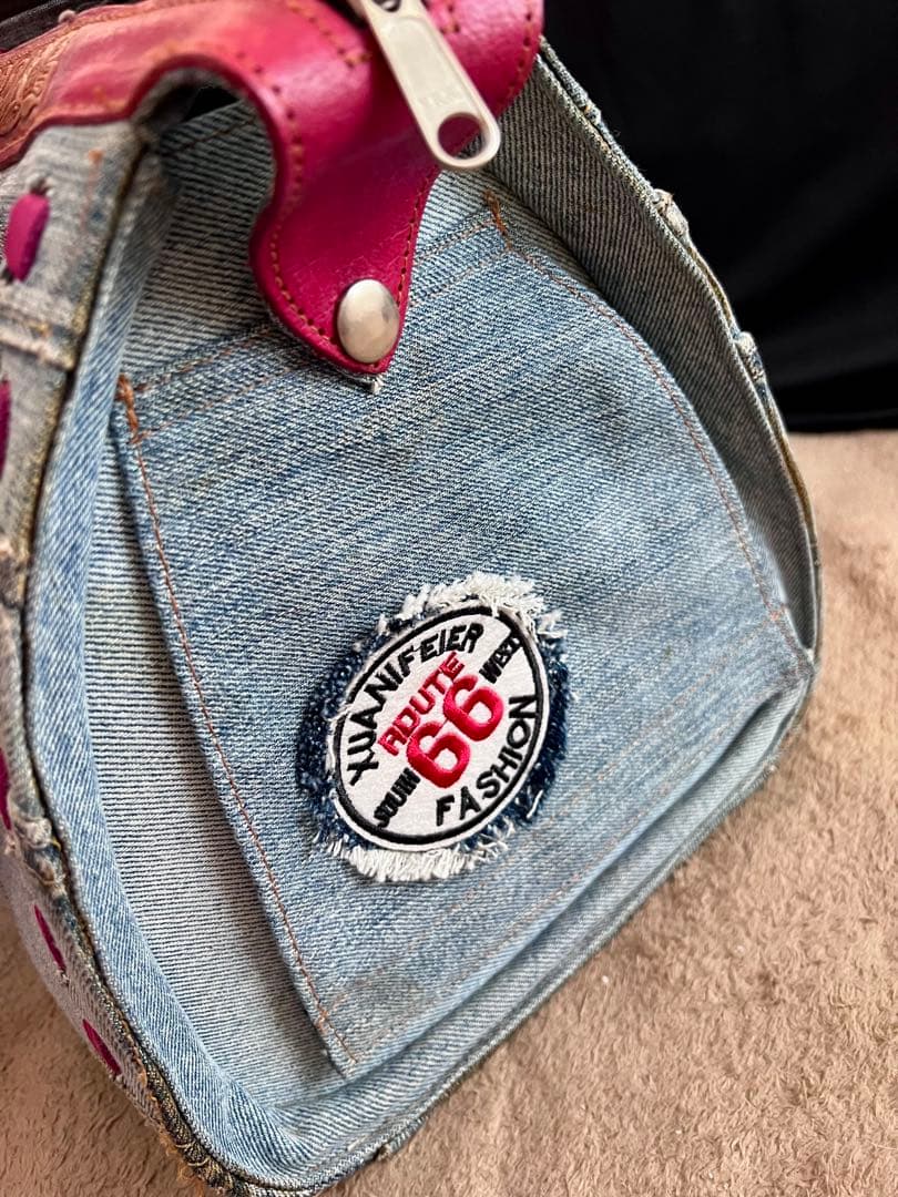 セール！！ドギードリー　デニムキャリーバッグ