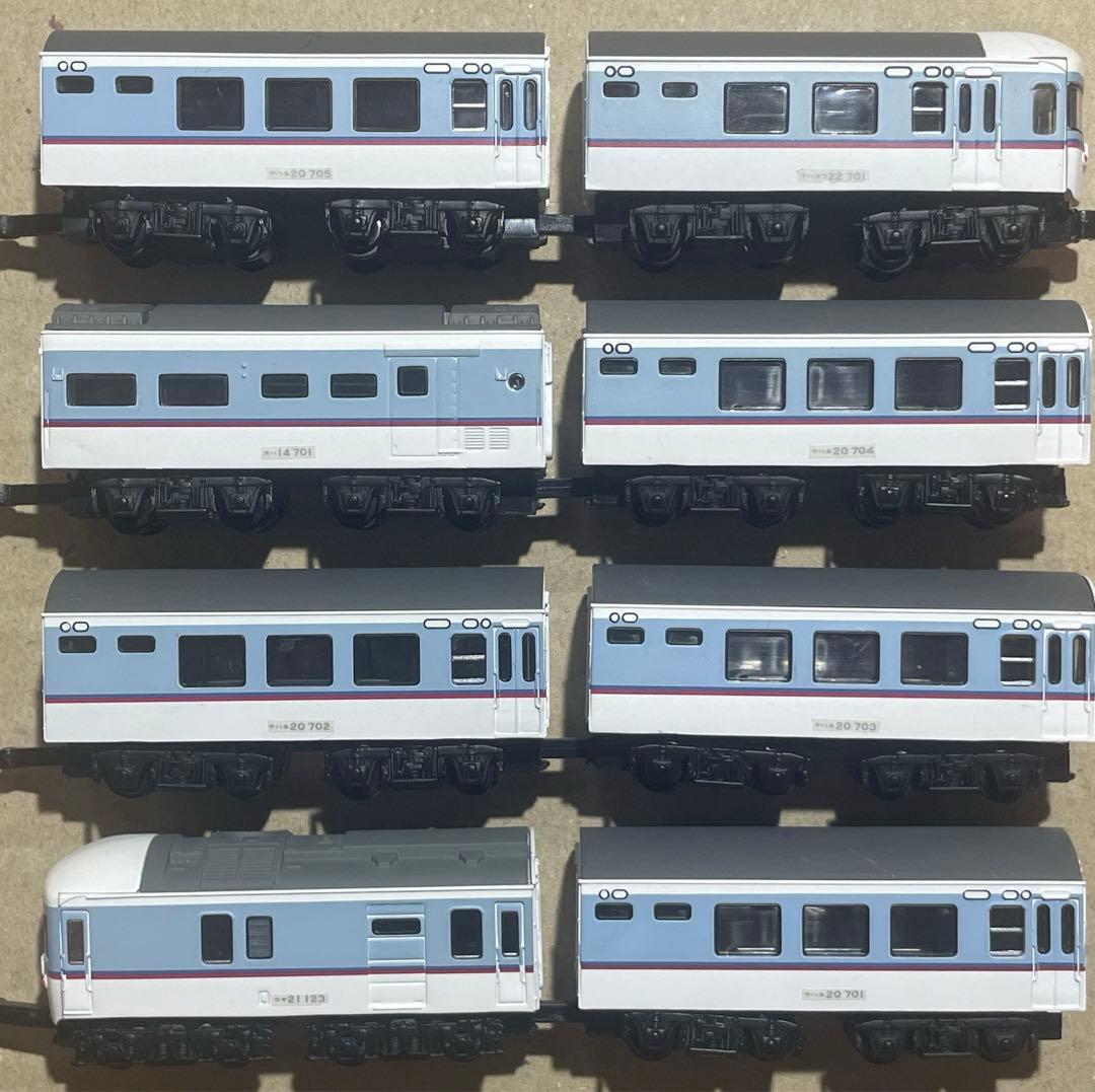 ・Bトレ・JR西日本20系ホリデーパル・8両フル編成・組立済