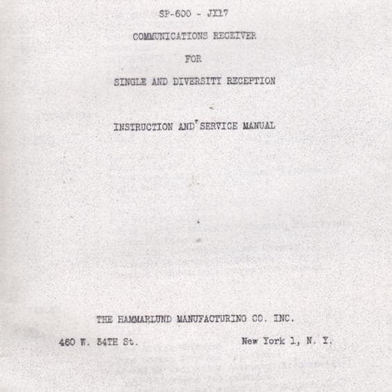 SP-600JX JX17  本体および鉄製table-top cabinet