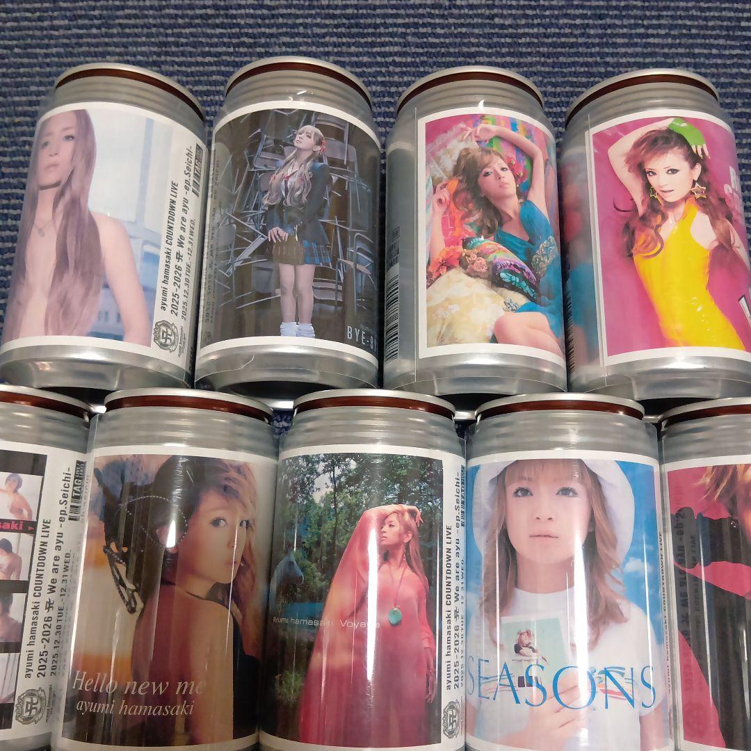 浜崎あゆみ　オリジナルラベル缶　13種コンプリートセット