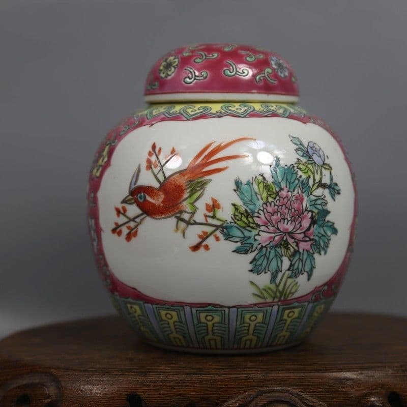 中国景徳鎮　振出　小壺　茶壺　茶入　棗　紅茶　ティー