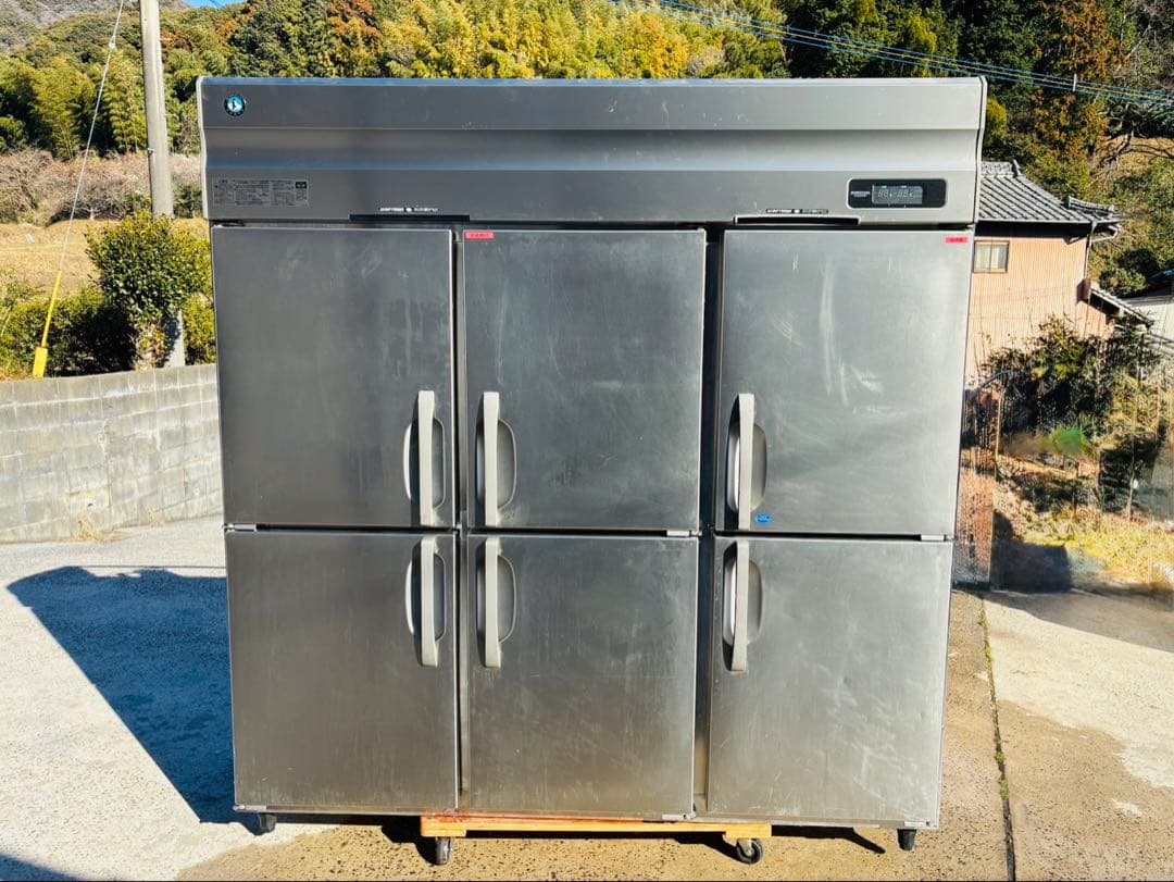 Ｍ32★ホシザキ★縦型冷凍冷蔵庫 6ドア冷凍冷蔵庫 1凍5冷 業務用 中古 厨房