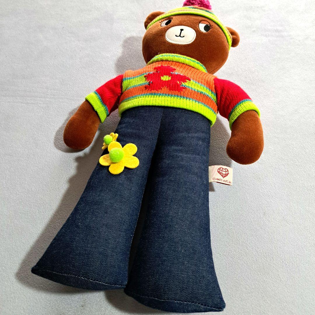 バギーズジーンズベア　nao's デニムを履いたくまのぬいぐるみ　レトロ