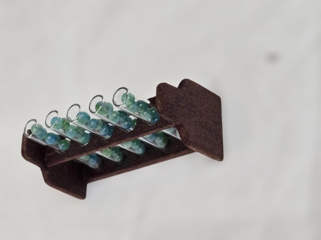 【確認用ページ】ガラス玉入り試験管セット　3種