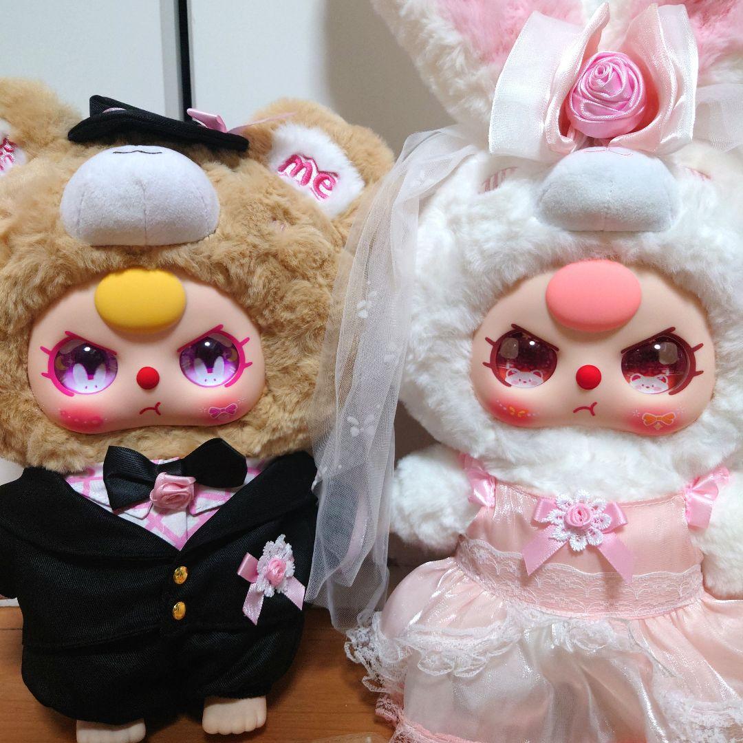 【最終値下げ！】Babythree　400%　ウェディング　白兎夫婦