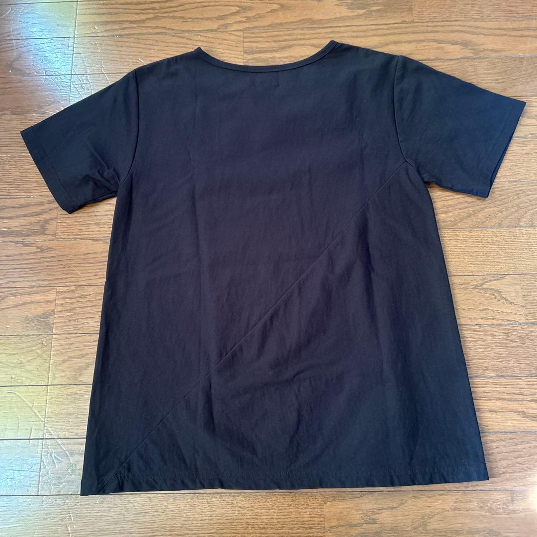 Maison book girl 首のない鳥 刺繍 Tシャツ 黒