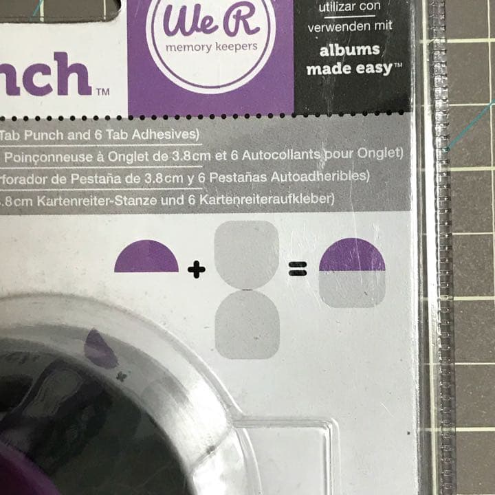 【We R Memory Keepers】タブパンチ Tab punch 4種類