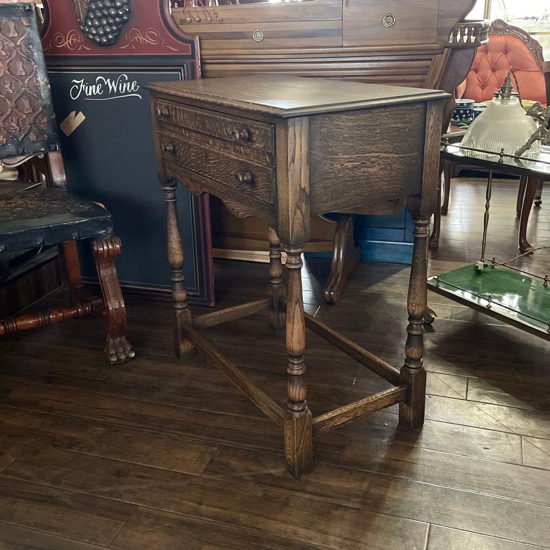 r123r119 イギリス 最高級カトラリーキャビネット 無垢 チェスト