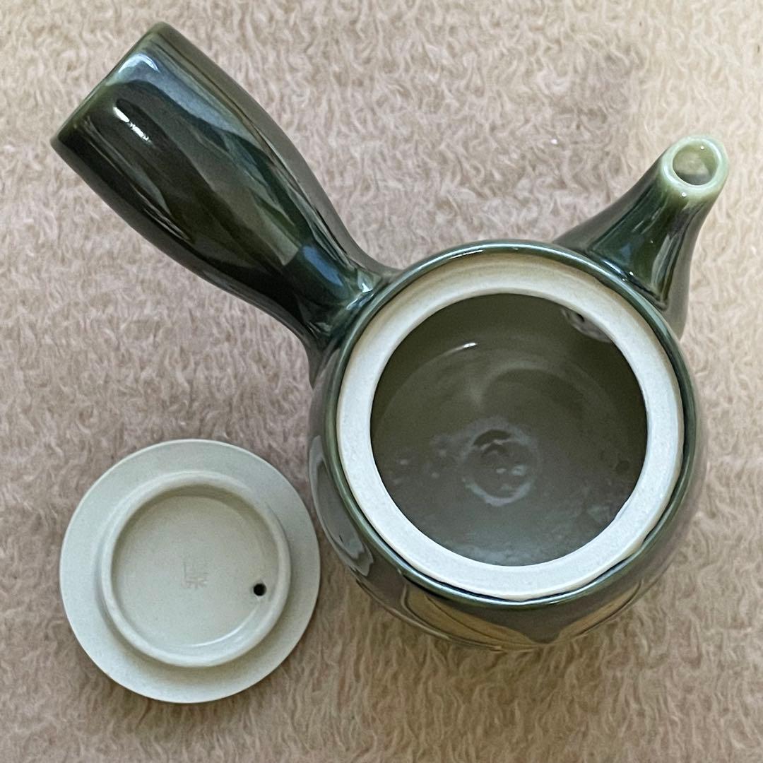 清水焼 陶泉作 急須 湯呑み 保温保冷ポット セット 昭和レトロ 魔法瓶