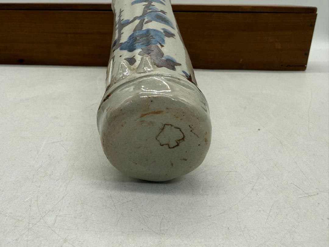 乾山　壁がけ花入　茶道具　共箱　送料込み251219