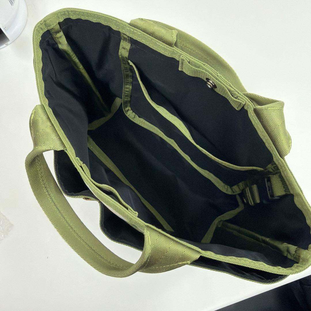 BRIEFING トートバッグ オリーブグリーン/ブラック