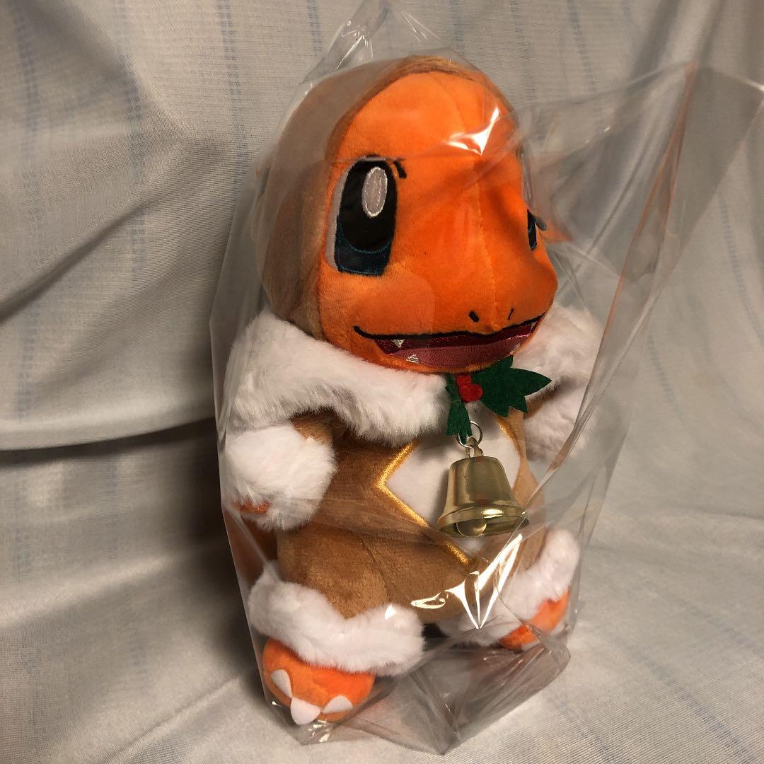 ポケモンセンター　クリスマス　シカポンチョ　ヒトカゲ　ぬいぐるみ