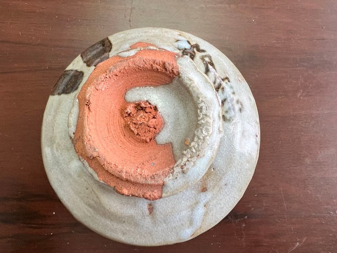 虎渓山水月窯　唐津風　茶碗