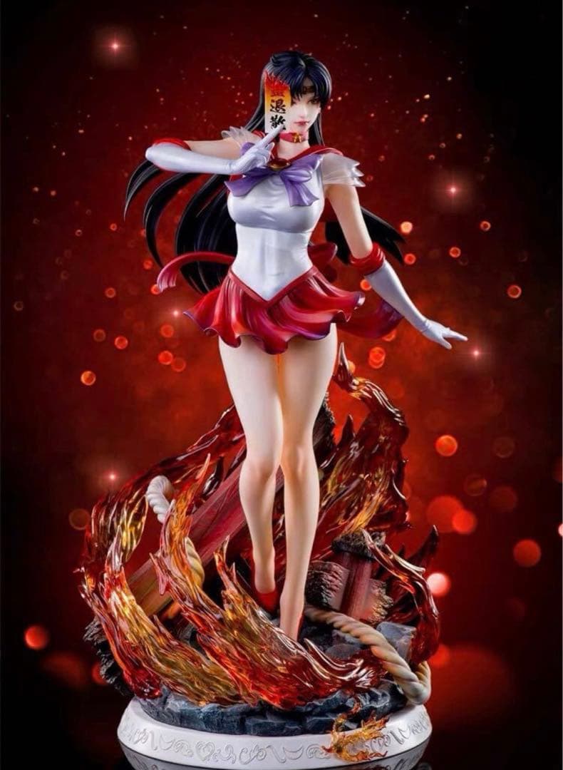 少女戦士セーラームーン 火野レイ樹脂フィギュア ガレージキット 1/4スケール