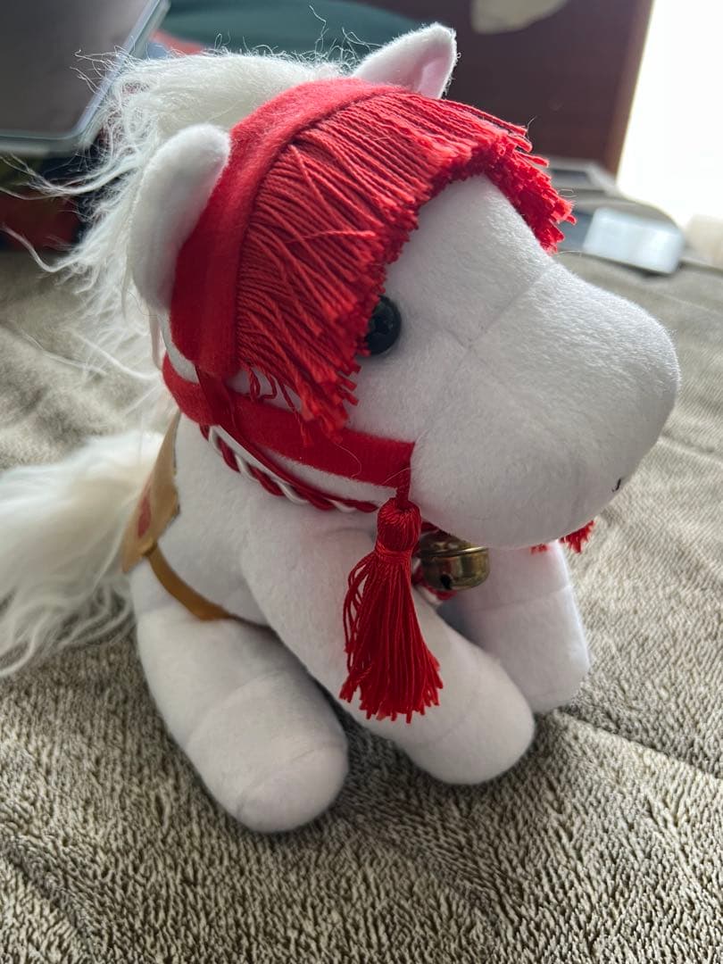 2014年　午年　アイドルホースぬいぐるみ　神馬モチーフ タグ付き