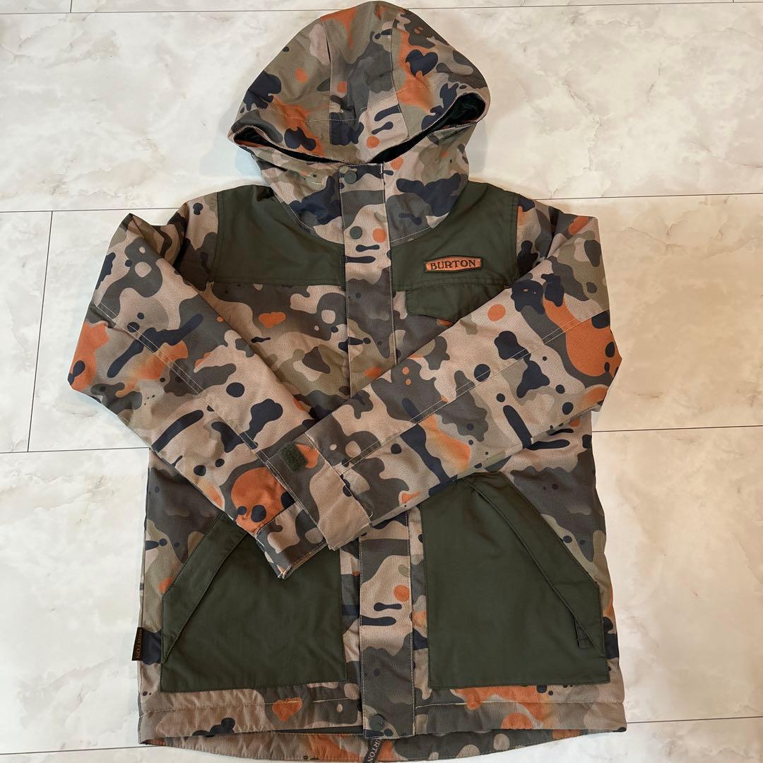 Burton 迷彩 スノーウェア ジャケットとパンツセット