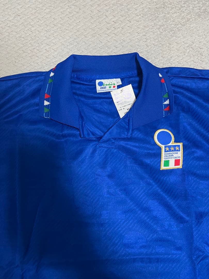 ディアドラ　イタリア代表　94年　W杯　選手用　ユニフォーム　バッジョ　XL