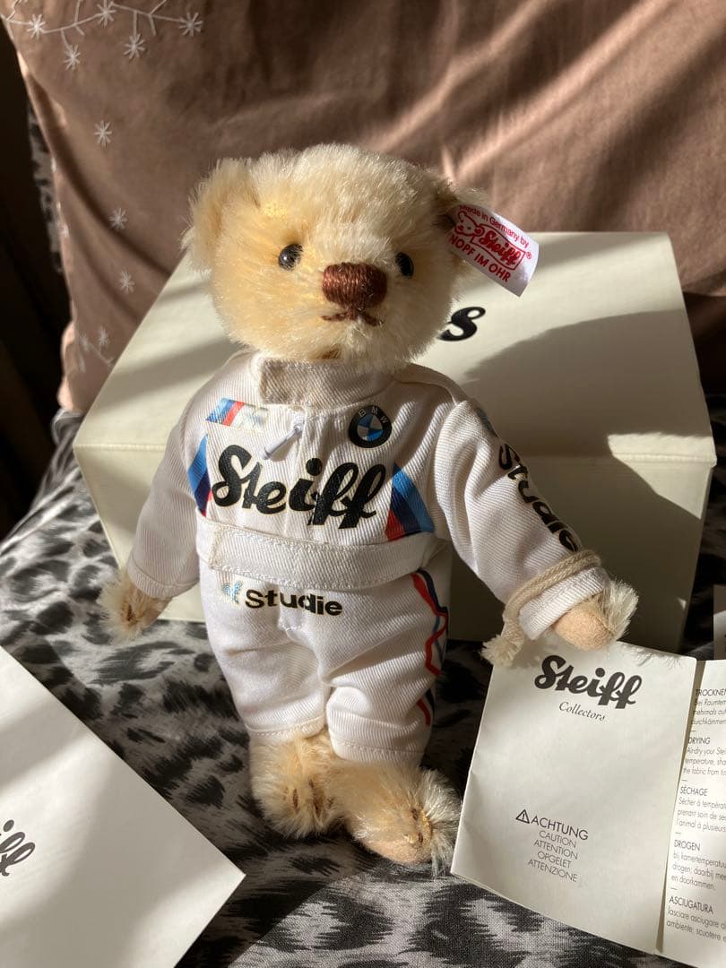 Steiff  テディベア レーシングスーツ