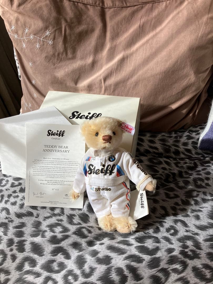 Steiff  テディベア レーシングスーツ