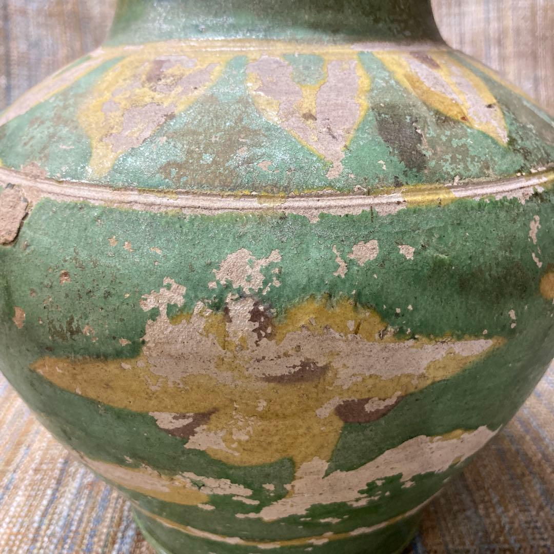 中国陶器　遼時代　遼三彩