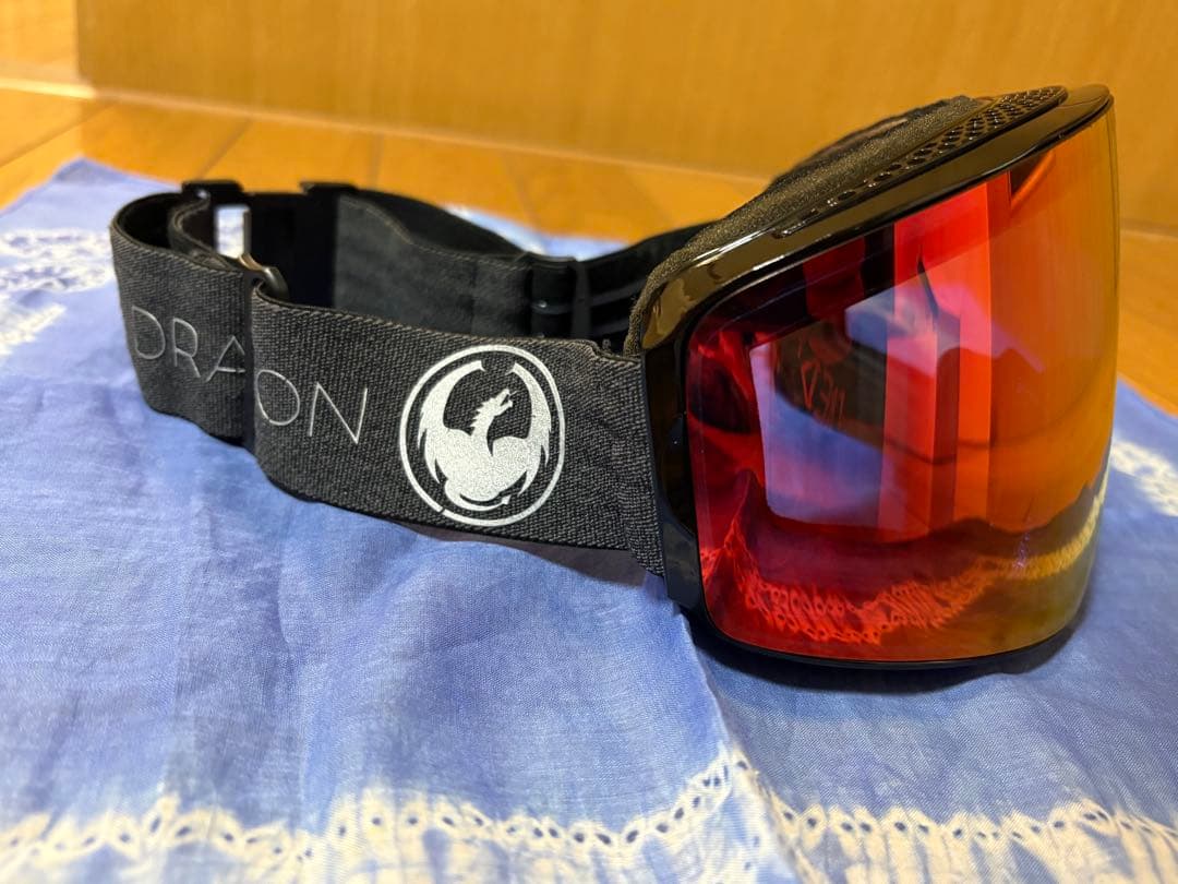 DRAGON PXV ゴーグル レッドレンズと交換用グリーンレンズ付き