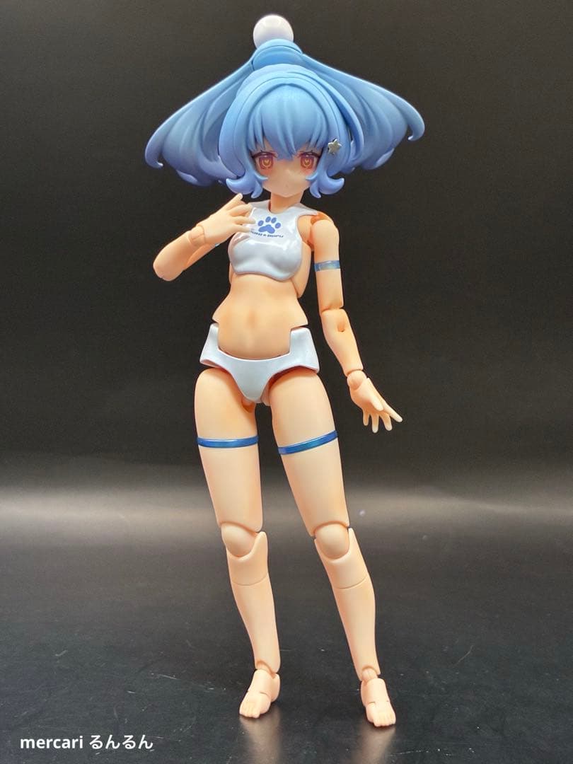 まこまこ メガミデバイス PUNI☆MOFU 雪トゥ 塗装完成品