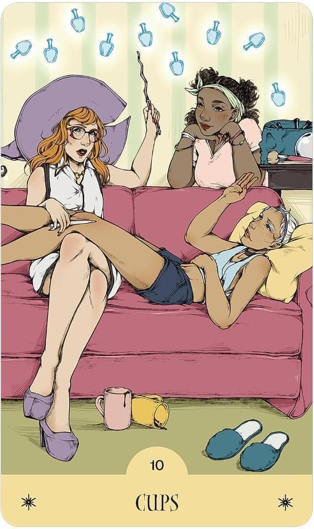 ★正規品タロットカード★キュート×現代的✨幸運や奇跡の内なる魔法を見つけるデッキ