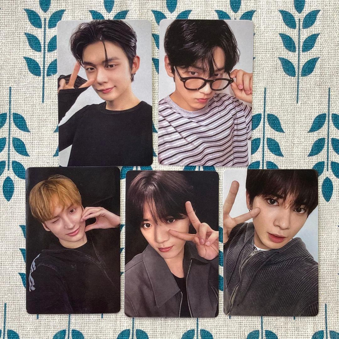 TXT LINEMUSIC 再生キャンペ-ン 当選 トレカ 全員5枚