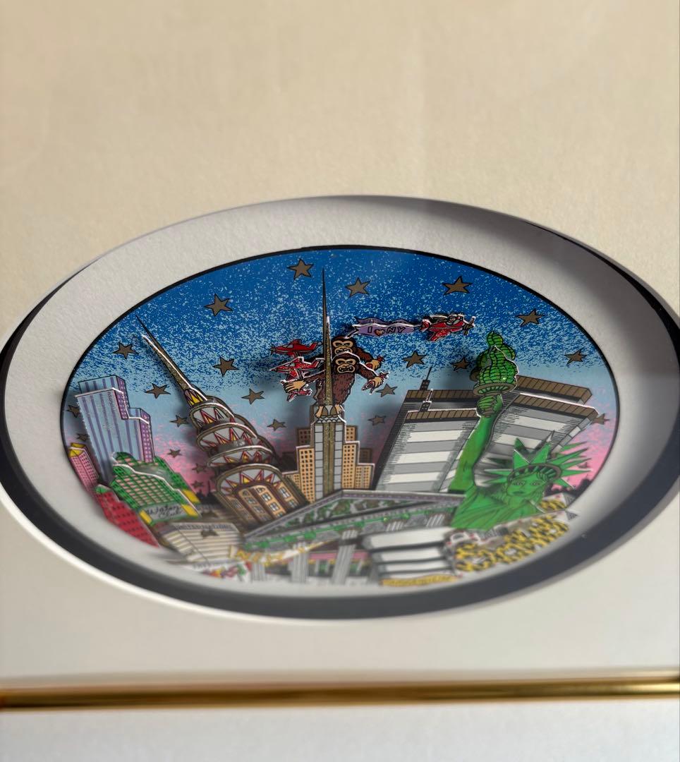 【極美品・COA付】チャールズ・ファジーノ「Around New York」