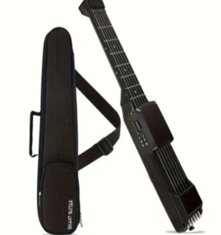新品 サイレントギター トラベル スマート エレキギター コンパクト ケース付き