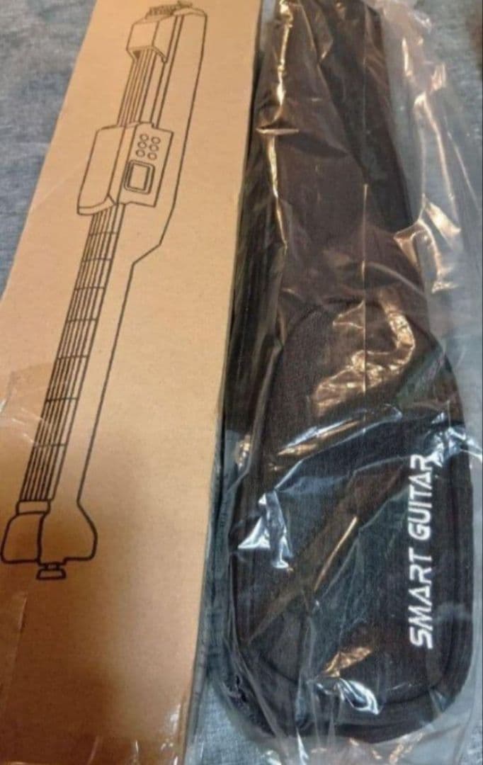 新品 サイレントギター トラベル スマート エレキギター コンパクト ケース付き