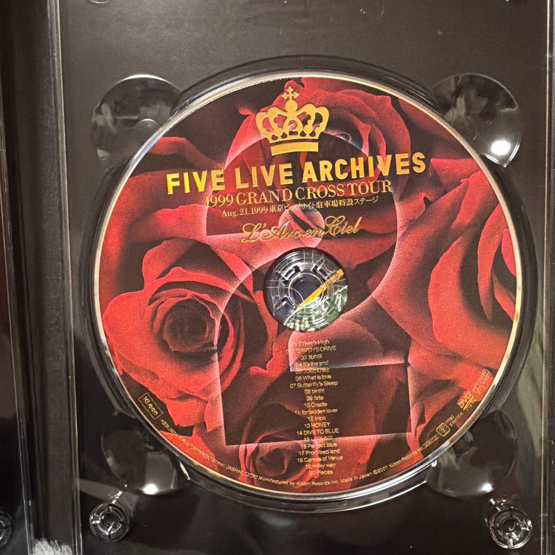 ラルク　FIVE LIVE ARCHIVES 5枚組 DVD